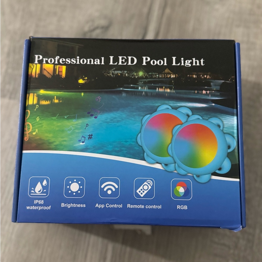 Blue LED Pool Lights with Remote - Picture 4 of 14